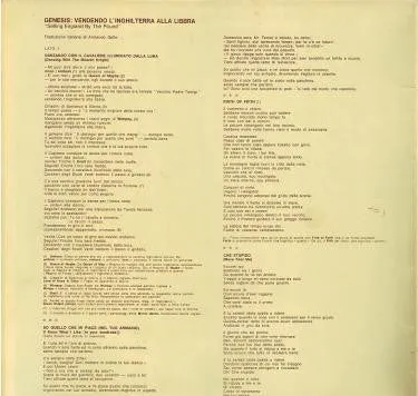 Genesis Selling England By The Pound LP apribile prog
