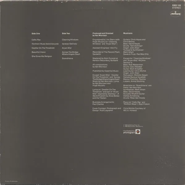 Van Morrison Beautiful Vision LP vinile olandese NM
