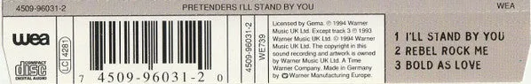 Pretenders I'll Stand By You CD singolo 1994 pop rock