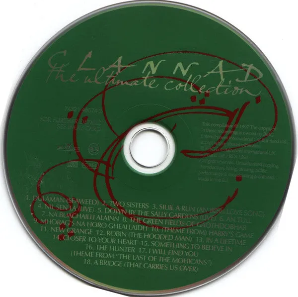 Clannad The Ultimate Collection CD compilation 1997