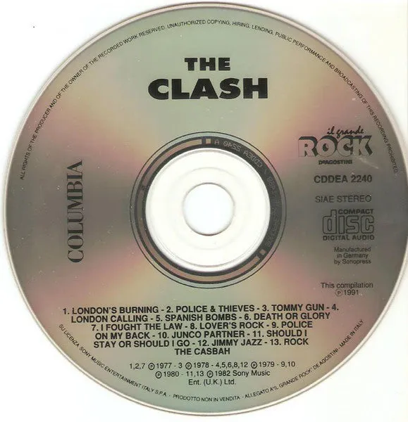 The Clash The Clash CD compilation Il Grande Rock usato