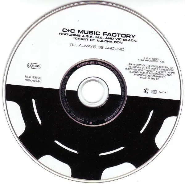 C+C Music Factory I'll Always Be Around cd maxi