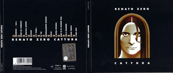 Renato Zero Cattura CD album special edition digipak 2003