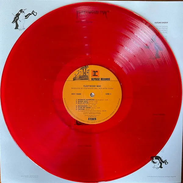 Fleetwood Mac vinile LP album rosso rubino ristampa