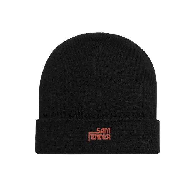 Polydor Sam Fender berretto nero ricamato unisex