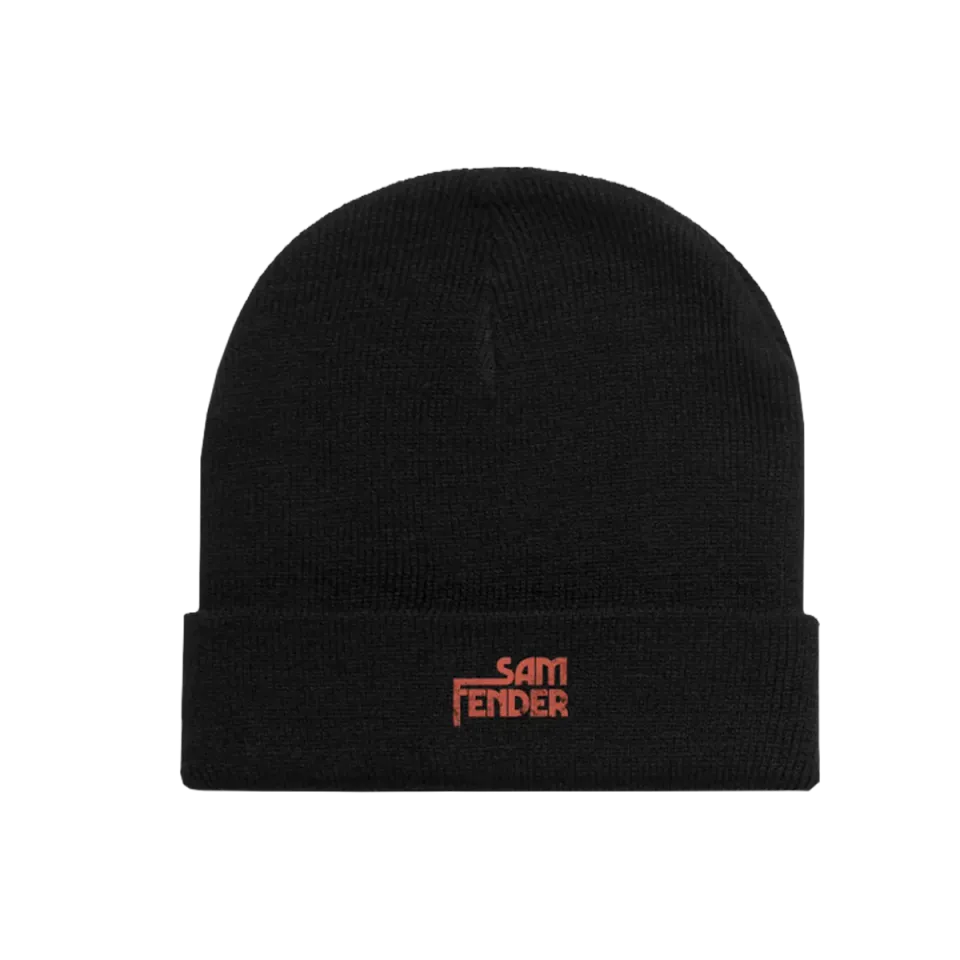 Polydor Sam Fender berretto nero ricamato unisex