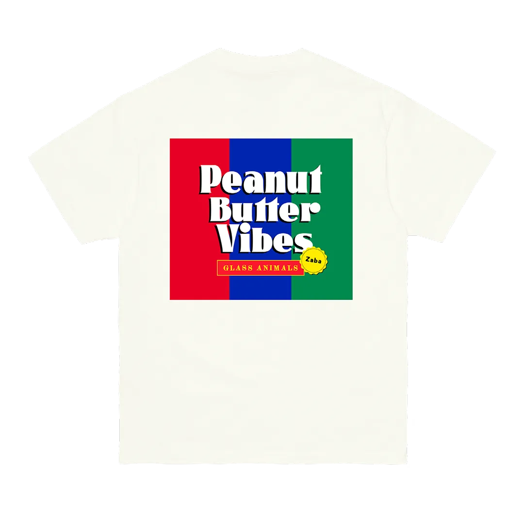 Glass Animals Zaba Peanut Butter Vibes t-shirt bianca