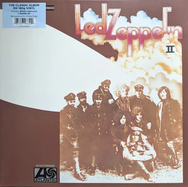 Led Zeppelin II LP 180g rimasterizzato hard rock