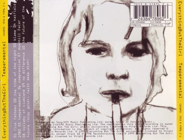 Everything But The Girl Temperamental CD album house