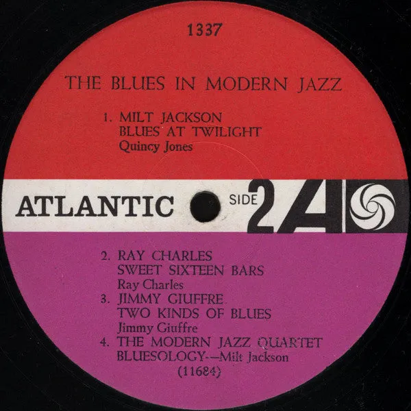 Various The Blues In Modern Jazz LP vinile mono 1960