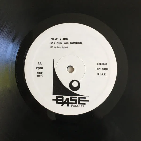 Albert Ayler New York Eye And Ear Control vinile LP
