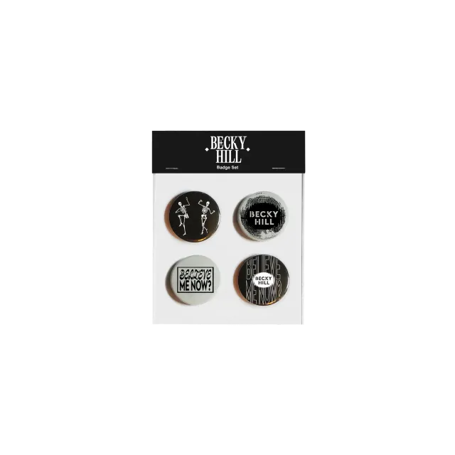 Becky Hill set 4 spillette badge concerto