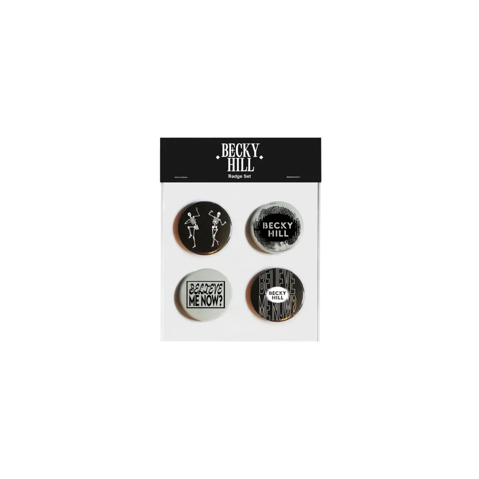 Becky Hill set 4 spillette badge concerto