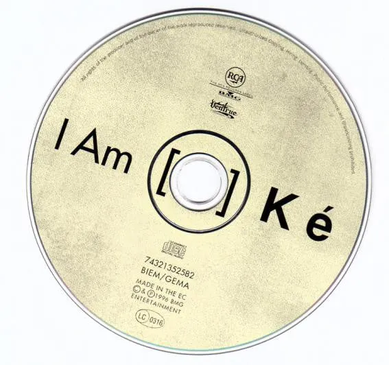 Ké I Am CD album 1996 europop ballad
