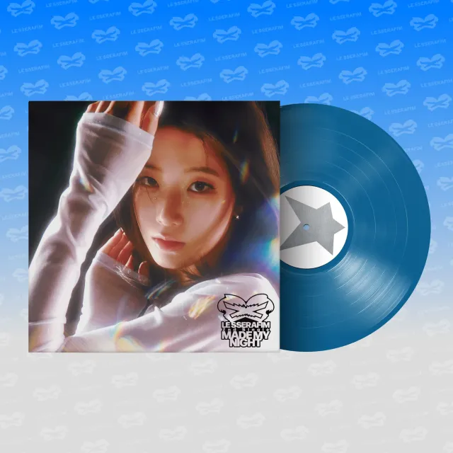 Polydor LE SSERAFIM Made My Night LP vinile sky blue