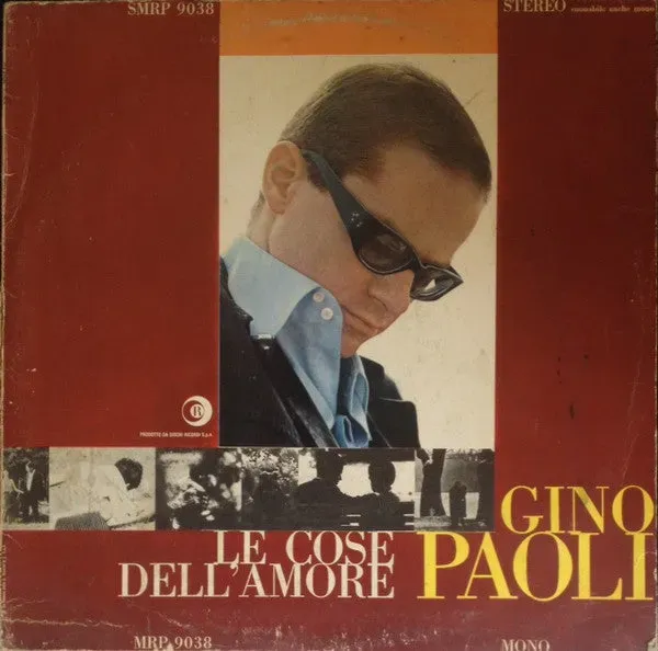 Gino Paoli Le Cose Dell'Amore LP vinile chanson usato