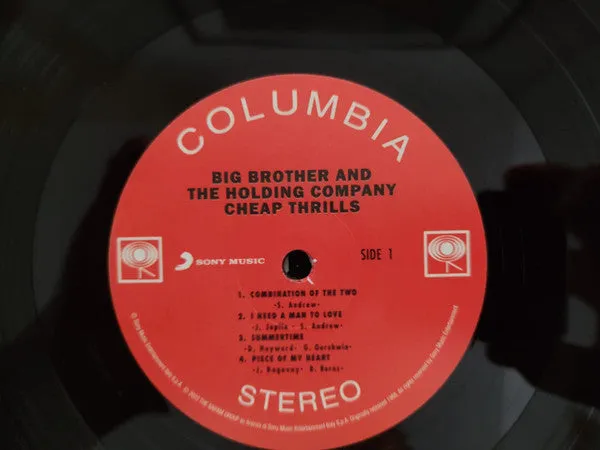 Big Brother Cheap Thrills LP vinile gatefold blues rock M