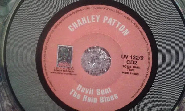 Charley Patton Devil Sent The Rain Blues doppio CD usato NM delta blues