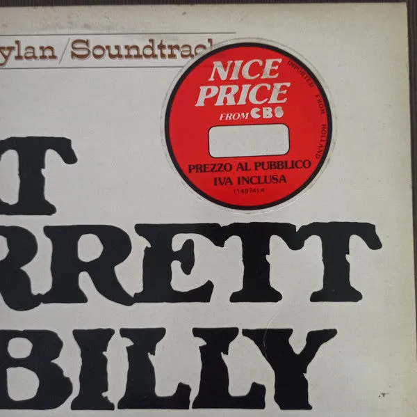 Bob Dylan Pat Garrett & Billy The Kid LP album ristampa VG