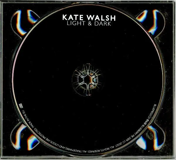 Kate Walsh Light & Dark CD album folk 2009 NM