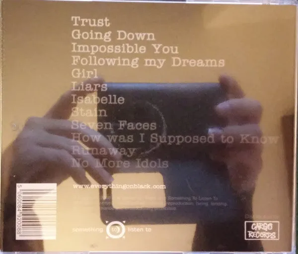 Everything On Black Stain CD usato VG+ indie rock