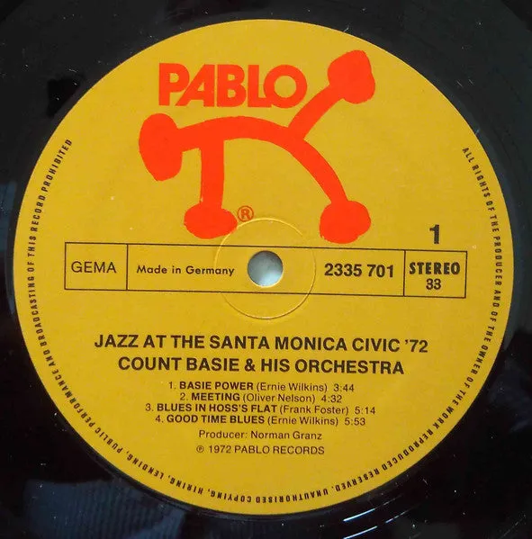 Various Jazz Santa Monica Civic 72 box 3 LP big band