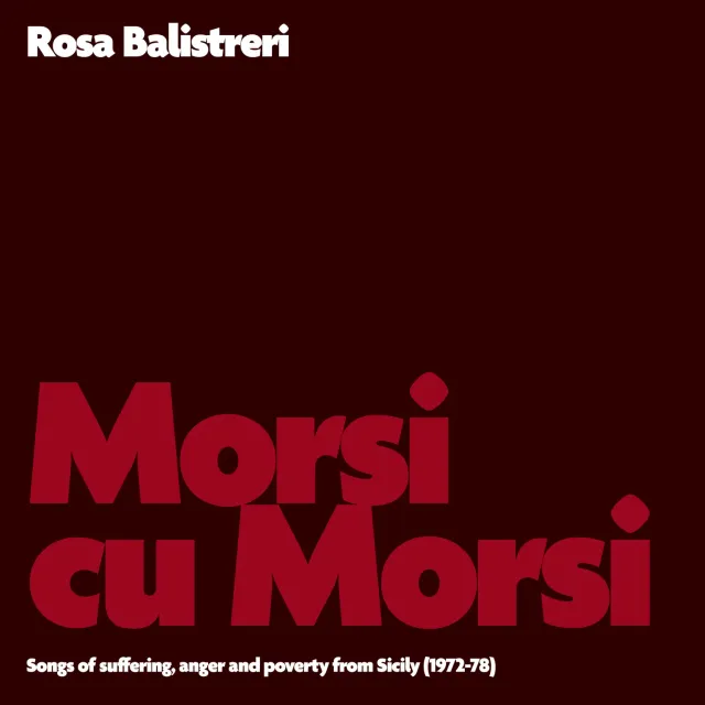 Black Sweat Rosa Balistreri Morsi Cu Morsi vinile LP siciliano