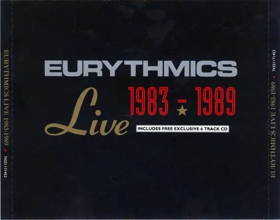 Eurythmics Live 1983-1989 3 CD box usata synth-pop