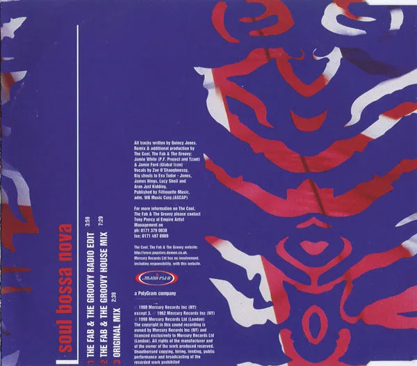 Quincy Jones Soul Bossa Nova CD singolo remix 1998