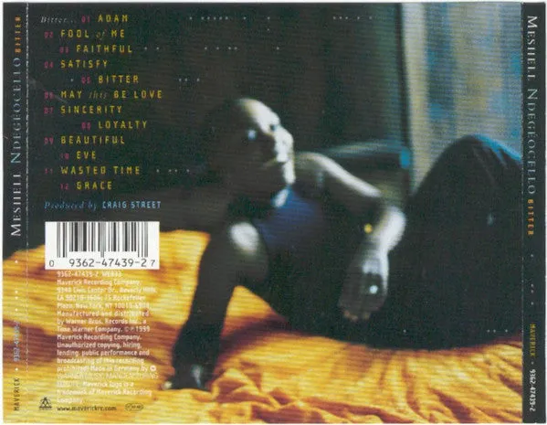 Meshell Ndegeocello Bitter CD album usato VG soul funk