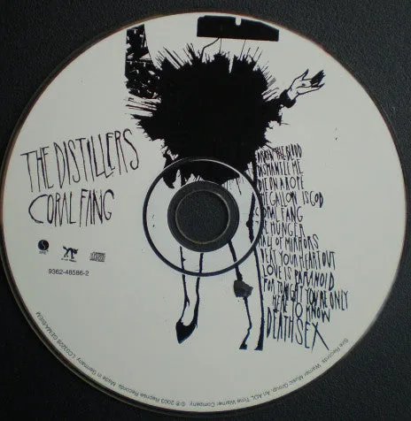 The Distillers Coral Fang CD album usato VG+