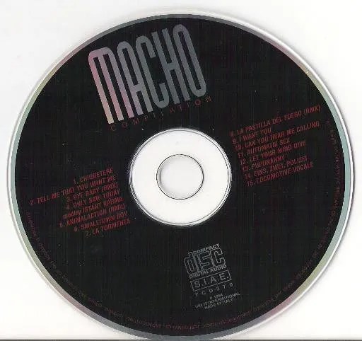 Macho Compilation CD mixed italodance 1994