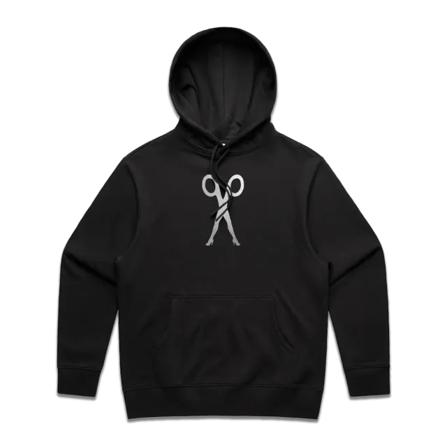 Scissor Sisters Silver Foil felpa hoodie nera logo argento