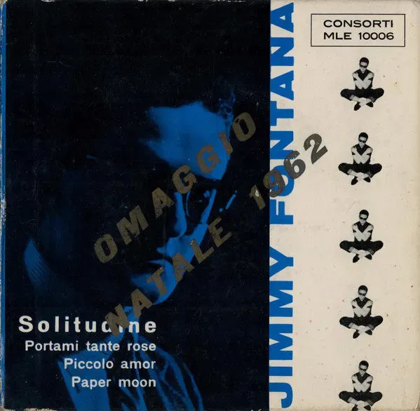 Jimmy Fontana Solitudine 7" EP promo gatefold VG+