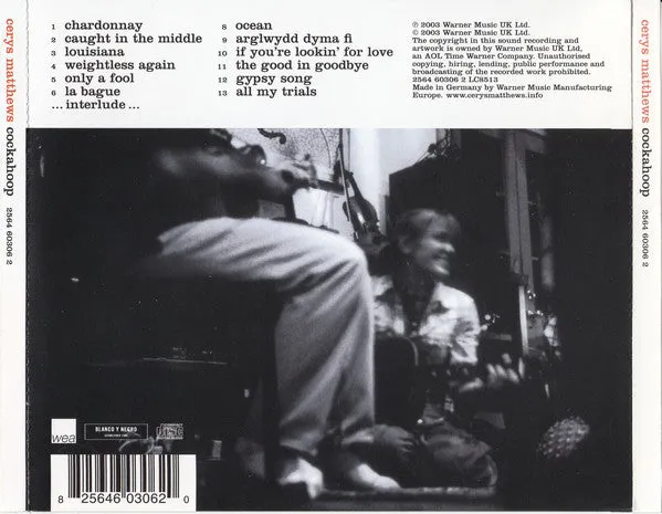 Cerys Matthews Cockahoop CD album folk rock