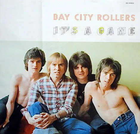 Bay City Rollers It's A Game Vinile LP Giappone 1977 Apribile