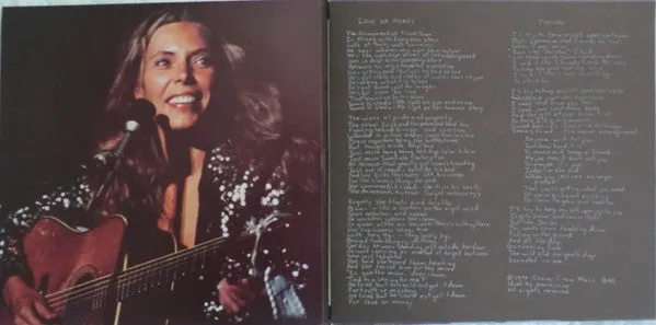 Joni Mitchell Miles Of Aisles doppio vinile 2xLP folk rock Italia