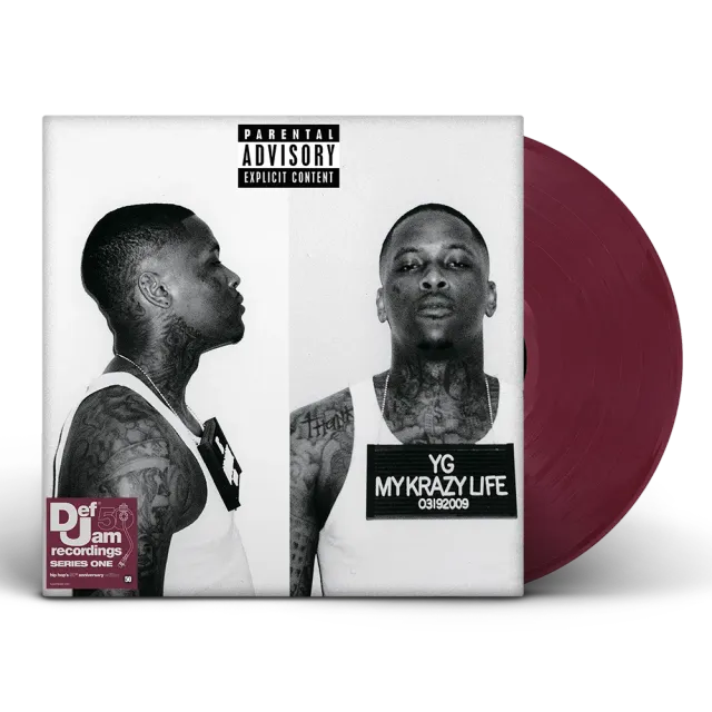 YG My Krazy Life doppio vinile LP burgundy edizione