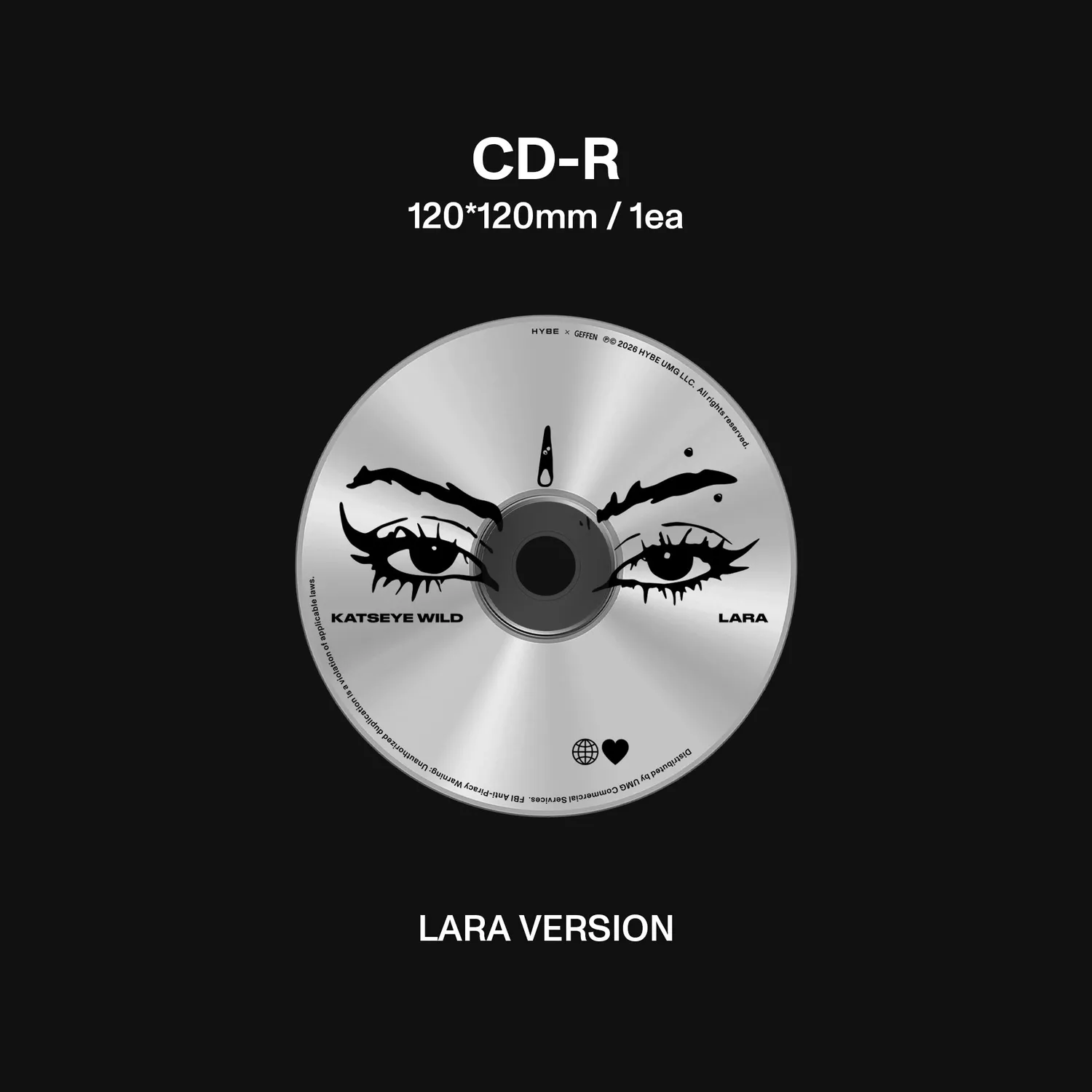 KATSEYE WILD Lara ver. CD con photocard