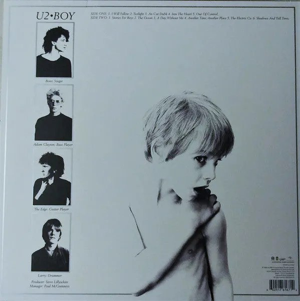 U2 Boy LP vinile 180g rimasterizzato
