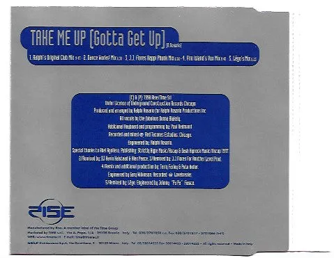 Ralphi Rosario Take Me Up CD maxi garage