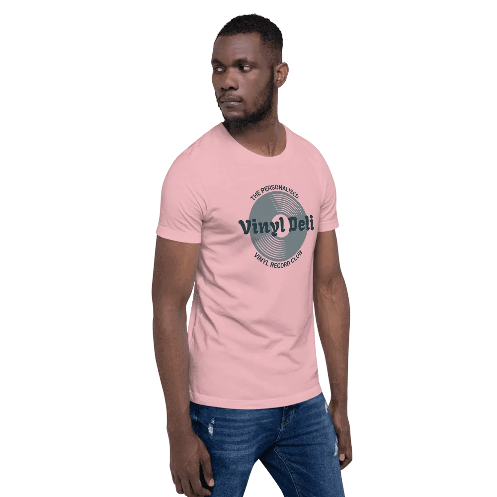 Vinyl Deli Record Club T-Shirt Rosa Cotone M