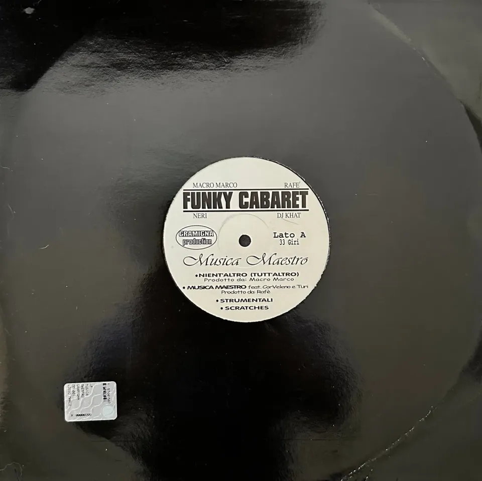 Funky Cabaret Musica Maestro vinile 12" singolo strumentali