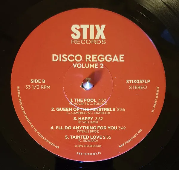 Various Disco Reggae Volume Two LP vinile disco dub