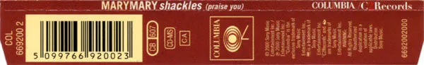 Mary Mary Shackles Praise You CD maxi singolo house VG+