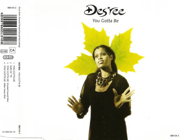 Des'ree You Gotta Be CD maxi soul 1994