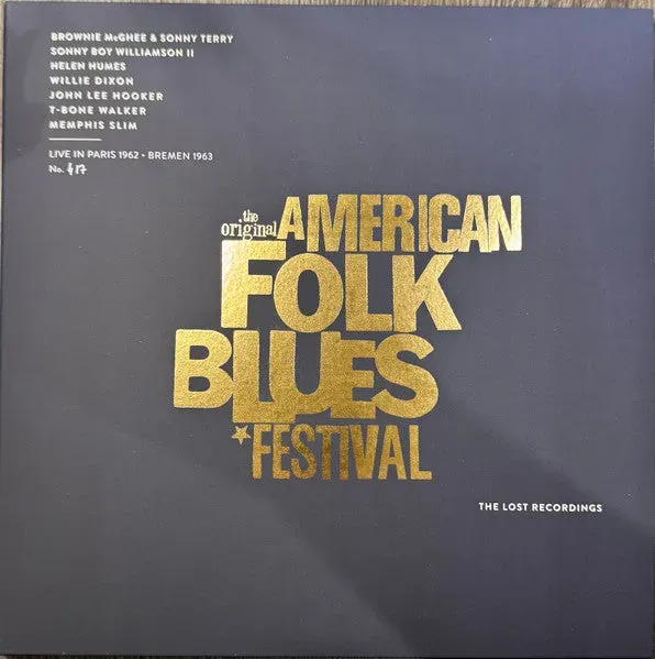 American Folk Blues Festival doppio vinile mono numerato blues