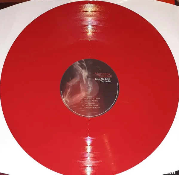 Marianne Faithfull Give My Love To London vinile LP rosso limitato
