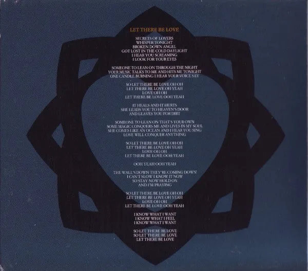 Simple Minds Let There Be Love CD singolo CD1 synth-pop