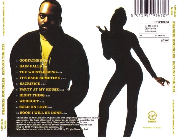 Frankie Knuckles Beyond The Mix CD album house